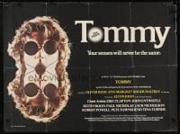 6y207 TOMMY British quad '75 The Who, Roger Daltrey, rock & roll, cool mirror image!