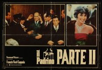 6y399 GODFATHER PART II Italian photobusta '75 Talia Shire, Robert Duvall, Coppola's classic!
