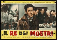 6y400 GIGANTIS THE FIRE MONSTER Italian photobusta '58 very first sequel, battling monsters & cast!
