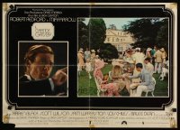 6y402 GREAT GATSBY Italian photobusta '74 Robert Redford, Farrow, from F. Scott Fitzgerald novel!