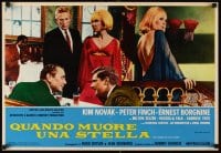 6y412 LEGEND OF LYLAH CLARE Italian photobusta '68 Ernest Borgnine, Peter Finch, sexy Kim Novak!