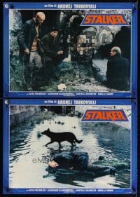 6y427 STALKER set of 6 Italian photobustas '79 Andrej Tarkovsky's Ctankep, Russian sci-fi!