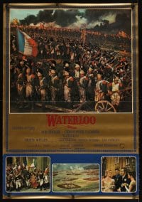 6y379 WATERLOO 2 Italian lrg pbustas '70 Steiger as Napoleon Bonaparte, huge battle scenes!
