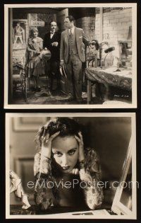 6z901 BEHIND THE MAKE-UP 2 8x10 stills '30 William Powell, beautiful Fay Wray, Hal Skelly!