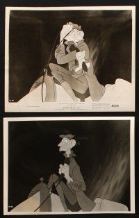 6z617 ADVENTURES OF ICHABOD & MISTER TOAD 7 8x10 stills '49 Disney Sleepy Hollow cartoon!