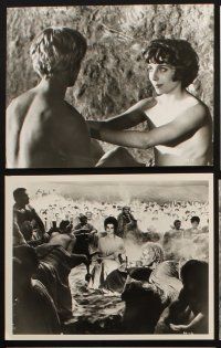 6z547 FELLINI SATYRICON 8 8x10 stills '70 Federico's Italian cult classic, wild images!