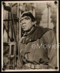 6z824 HUNCHBACK OF NOTRE DAME 4 8x10 stills '57 great close images of Anthony Quinn as Quasimodo!