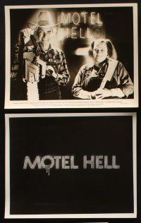 6z570 MOTEL HELL 8 8x10 stills '80 it takes all kinds of critters to make Farmer Vincent Fritters!
