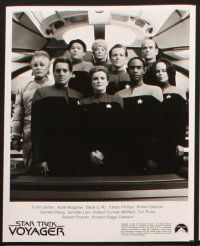 6z465 STAR TREK: VOYAGER 10 TV 8x10 stills '95 great images of all the top cast members!