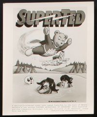 6z761 FURTHER ADVENTURES OF SUPERTED 5 TV 8x10 stills '89 cute teedy bear cartoon superhero!