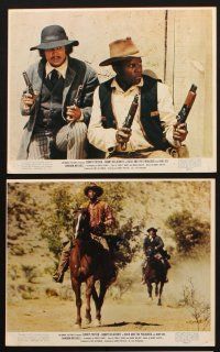 6z013 BUCK & THE PREACHER 10 color 8x10 stills '72 cowboys Sidney Poitier and Harry Belafonte!
