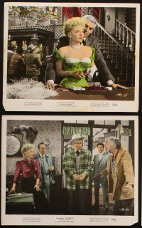 6z022 SPOILERS 9 color 8x10 stills '56 Anne Baxter, Jeff Chandler, Rory Calhoun, brawling action!