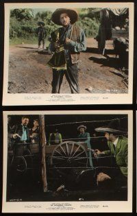 6z168 WONDERFUL COUNTRY 8 color 8x10 stills '59 Robert Mitchum wearing sombrero, Julie London