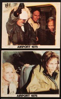 6z012 AIRPORT 1975 10 8x10 mini LCs '74 Charlton Heston, Karen Black, aviation disaster thriller!