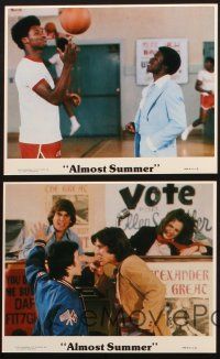 6z235 ALMOST SUMMER 4 8x10 mini LCs '78 Bruno Kirby, Lee Purcell, high school cheerleader sex!