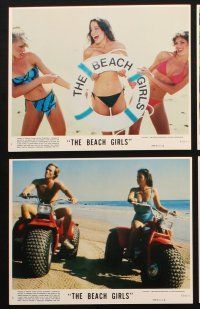 6z035 BEACH GIRLS 8 8x10 mini LCs '82 Debra Blee, Val Kline, teens, sex & drugs!