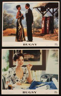 6z047 BUGSY 8 8x10 mini LCs '91 Warren Beatty, Annette Bening, Harvey Keitel, Ben Kingsley