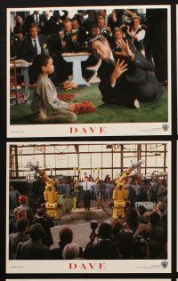 6z062 DAVE 8 8x10 mini LCs '93 Kevin Kline as impostor president, directed by Ivan Reitman!