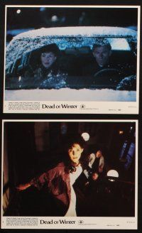 6z063 DEAD OF WINTER 8 8x10 mini LCs '87 Mary Steenburgen, Roddy McDowall, directed by Arthur Penn!