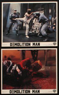 6z065 DEMOLITION MAN 8 8x10 mini LCs '93 Sylvester Stallone, Wesley Snipes, Sandra Bullock
