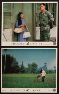 6z091 HEAVEN & EARTH 8 8x10 mini LCs '93 Tommy Lee Jones, Joan Chen, Oliver Stone