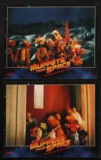 6z113 MUPPETS FROM SPACE 8 8x10 mini LCs '99 Kermit, Miss Piggy, Fozzie Bear, Gonzo, Animal!