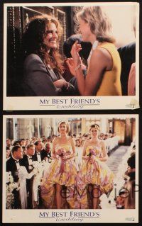 6z245 MY BEST FRIEND'S WEDDING 4 8x10 mini LCs '97 Julia Roberts, Cameron Diaz, Dermot Mulroney!