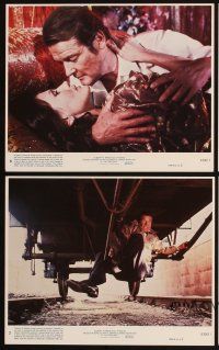 6z246 OCTOPUSSY 4 8x10 mini LCs '83 cool images of Roger Moore as James Bond, Maud Adams