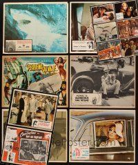7a102 LOT OF 104 MEXICAN LOBBY CARDS '46 - '76 great images from 14 different movies!
