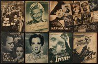 7a128 LOT OF 16 GERMAN PROGRAMS '20s-30s many images from non-U.S. movies!