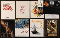 7a139 LOT OF 13 KEY ART AWARDS CATALOGS '70s-00s the best movie posters & advertising!