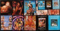7a147 LOT OF 13 SEXPLOITATION MOVIE TRADE ADS '70s-80s sexy half-naked women!