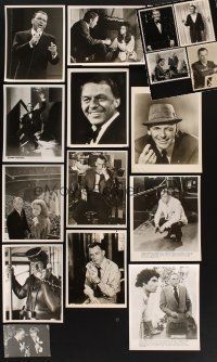 7a213 LOT OF 17 FRANK SINATRA TV STILLS '60s-70s great portraits of the legendary singer/actor!