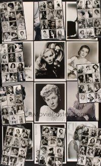 7a224 LOT OF 120 8x10 REPRO PORTRAIT STILLS '80s many images of the sexiest actresses ever!