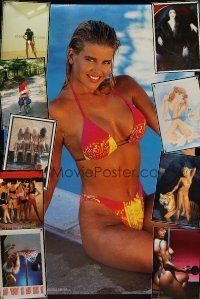 7a273 LOT OF 10 UNFOLDED COMMERCIAL POSTERS '80s-90s sexy images of half-naked women!