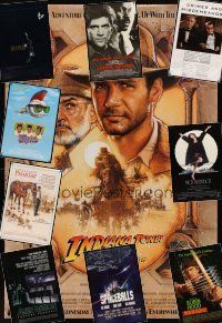 7a361 LOT OF 14 UNFOLDED ONE-SHEETS '83 - '89 Indiana Jones & the Last Crusade, Spaceballs +more!