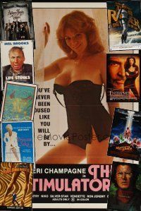 7a362 LOT OF 13 UNFOLDED ONE-SHEETS '80 - '06 sexploitation, comedy, fantasy & more!