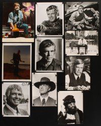 7a151 LOT OF 10 GEORGE PEPPARD B&W & COLOR STILLS '60s-70s plus 8x10 color transparency!
