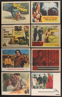 7a074 LOT OF 100 LOBBY CARDS '40 - '82 great images from a variety of different movies!