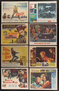 7a077 LOT OF 97 LOBBY CARDS '48 - '76 great images from a variety of different movies!