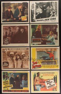 7a075 LOT OF 99 LOBBY CARDS '42 - '81 great images from a variety of different movies!