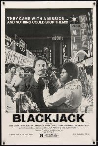 7b056 BLACKJACK 1sh '78 blaxploitation, William Smith & Tony Burton!