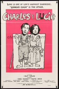 7b100 CHARLES & LUCIE 1sh '80 Nelly Kaplan's Charles et Lucie, wacky art!