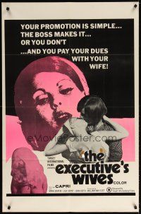 7b198 EXECUTIVE'S WIVES 1sh '71 your promotion is simple, you pay your dues with your wife!