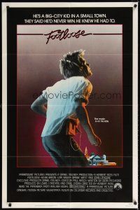 7b232 FOOTLOOSE int'l 1sh '84 teenage dancer Kevin Bacon has the music on his side!