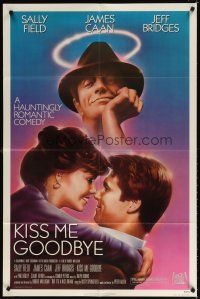 7b436 KISS ME GOODBYE 1sh '82 artwork of Sally Field, Jeff Bridges & James Caan!