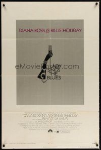 7b453 LADY SINGS THE BLUES 1sh '72 Diana Ross as Billie Holiday, Billy Dee Williams, Pryor