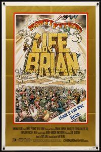 7b475 LIFE OF BRIAN style B 1sh '79 Monty Python, he's not the Messiah, he's just a naughty boy!