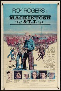 7b517 MACKINTOSH & T.J. 1sh '75 Robert Tanenbaum art of Roy Rogers & cattle!
