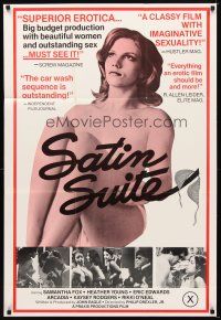 7b747 SATIN SUITE 1sh '79 Samantha Fox, Heather Young, Eric Edwards, sexy images!